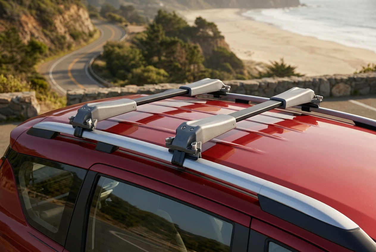 Surfboard roof rack